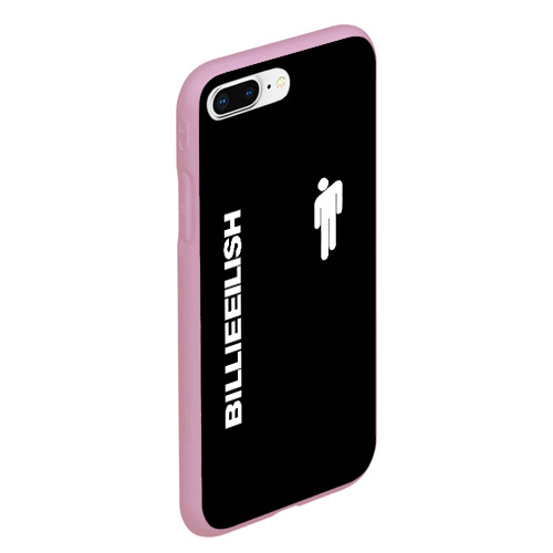 Чехол для iPhone 7Plus/8 Plus матовый Billie Eilish, цвет розовый - фото 3