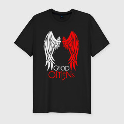 Мужская футболка хлопок Slim Good omens