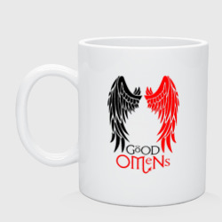 Кружка керамическая Good omens