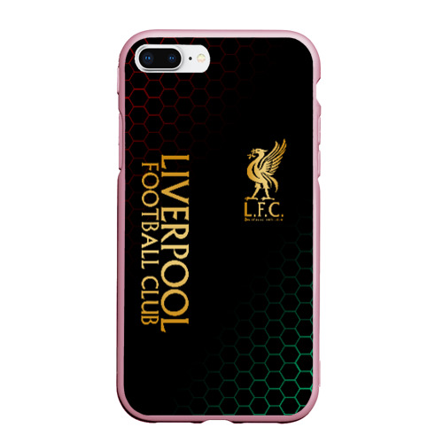 Чехол для iPhone 7Plus/8 Plus матовый Liverpool, цвет розовый