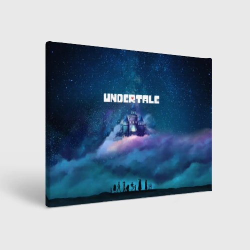 Холст прямоугольный Undertale Андертейл