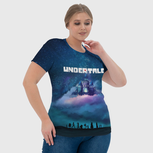 Женская футболка 3D Undertale Андертейл, цвет 3D печать - фото 6
