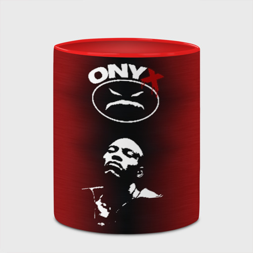 Кружка с полной запечаткой Onyx, цвет белый + красный - фото 4