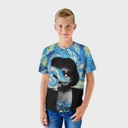 Детская футболка 3D Марла на картине Ван Гога - фото 2