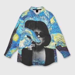 Мужская рубашка oversize 3D Марла на картине Ван Гога