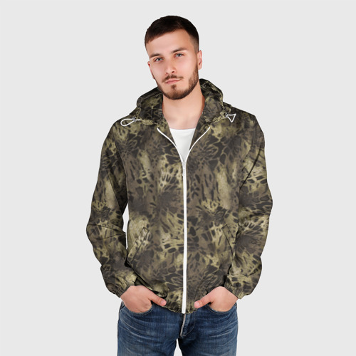 Мужская ветровка 3D Камуфляж Prym1 Woodlands Camo, цвет белый - фото 3