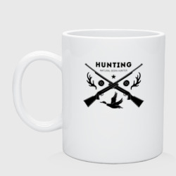 Кружка керамическая Hunting. Natural Born Hunter