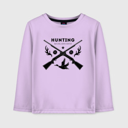 Детский лонгслив хлопок Hunting. Natural Born Hunter