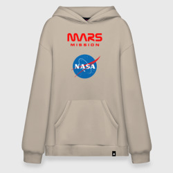 Худи SuperOversize хлопок Nasa Mars mission