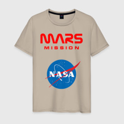 Nasa Mars mission – Мужская футболка хлопок с принтом купить со скидкой в -20%