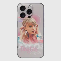 Чехол для iPhone 16 Pro Max силиконовый с защитой камеры Taylor Swift