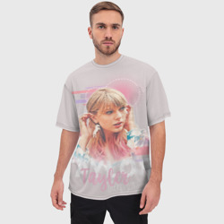Мужская футболка oversize 3D Taylor Swift - фото 2
