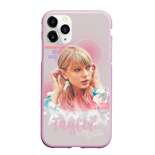 Чехол для iPhone 11 Pro Max матовый Taylor Swift, цвет розовый