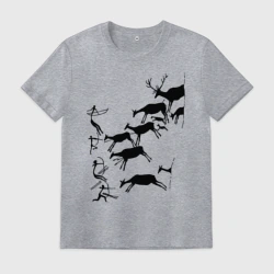 Мужская футболка хлопок Первобытная охота