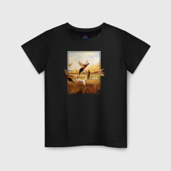 Детская футболка хлопок Охота на фазанов