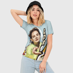 Женская футболка 3D Slim Lana Del Ray - NFR! - фото 2