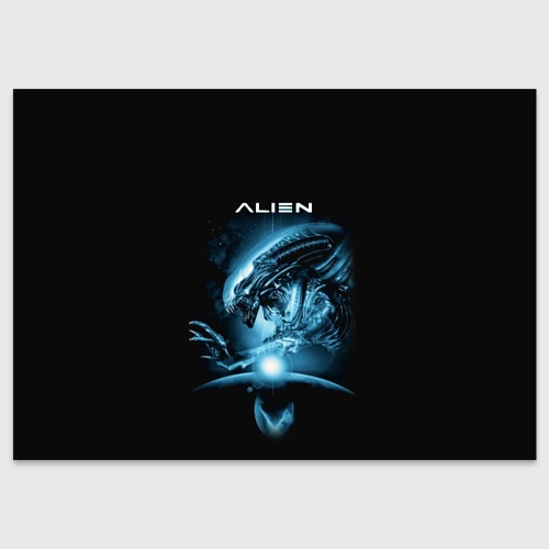 Поздравительная открытка Alien