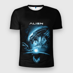 Мужская футболка 3D Slim Alien