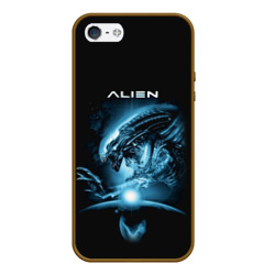 Чехол для iPhone 5/5S матовый Alien