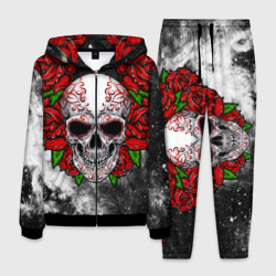 Мужской костюм 3D Skull and Roses