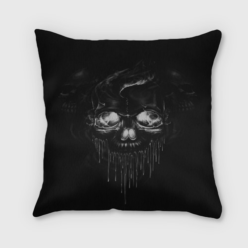 Подушка 3D SKULL BLACK