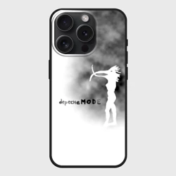 Чехол силиконовый для Apple iPhone 15 Pro Мax матовый Depeche Mode