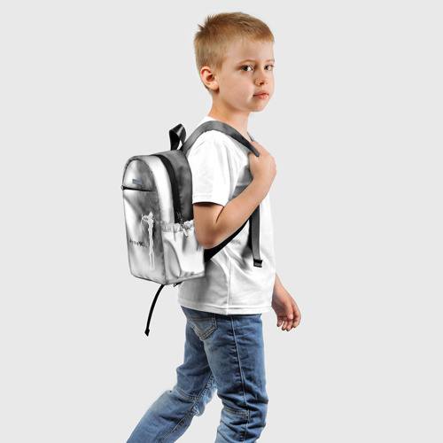Детский рюкзак 3D с принтом Depeche Mode, вид сзади #1