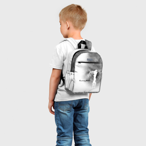 Детский рюкзак 3D с принтом Depeche Mode, фото на моделе #1