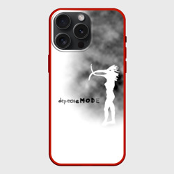 Чехол силиконовый для Apple iPhone 15 Pro Мax матовый Depeche Mode