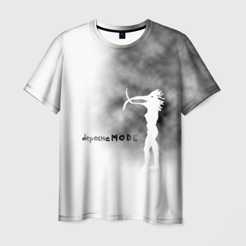Мужская футболка с принтом Depeche Mode, вид спереди №1