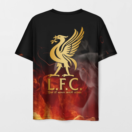 Мужская футболка 3D с принтом Liverpool, вид сзади #1