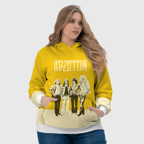 Женская толстовка 3D Led Zeppelin, цвет 3D печать - фото 6