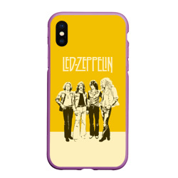 Чехол для iPhone XS Max матовый Led Zeppelin