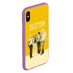 Чехол для iPhone XS Max матовый Led Zeppelin - фото 2