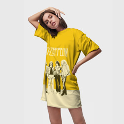 Платье-футболка 3D Led Zeppelin - фото 2