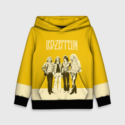 Детская толстовка 3D Led Zeppelin, цвет черный