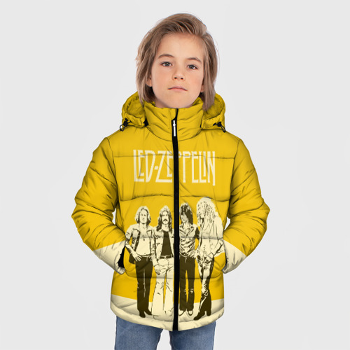 Зимняя куртка для мальчиков 3D Led Zeppelin, цвет черный - фото 3
