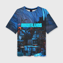 Женская футболка oversize 3D Borderlands