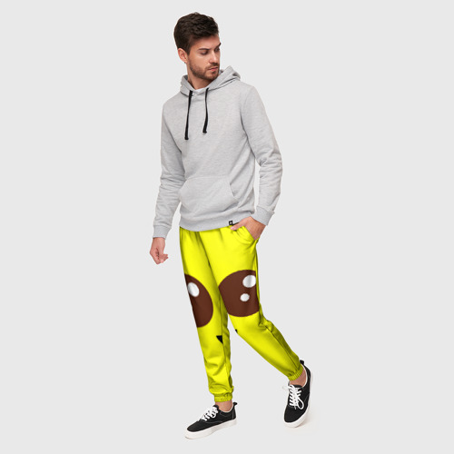 Мужские брюки 3D Peely Fortnite, цвет 3D печать - фото 3