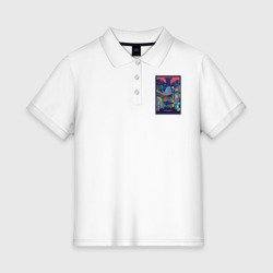 Женское поло хлопок Blade Runner