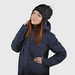 Шапка 3D c помпоном Программный код на японском - фото 2