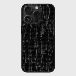 Чехол силиконовый для Apple iPhone 15 Pro матовый Программный код на японском