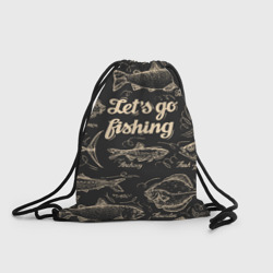Рюкзак-мешок 3D Let`s go fishing
