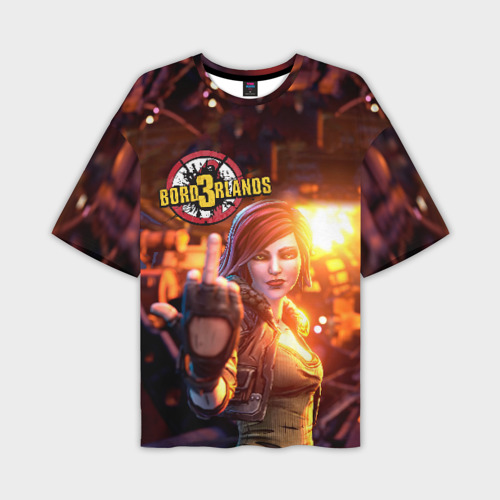 Мужская футболка oversize 3D Borderlands 3, цвет 3D печать