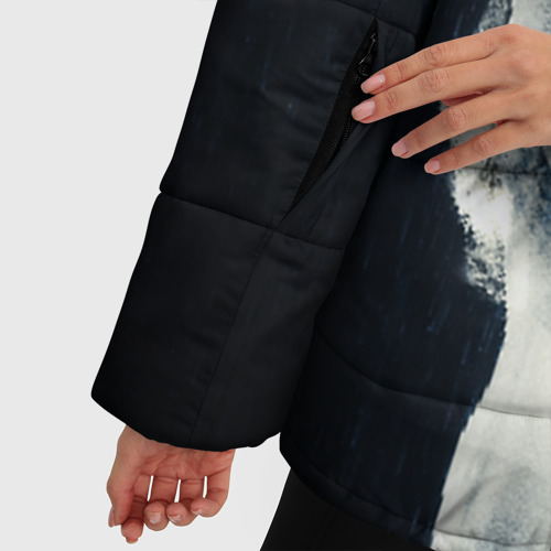 Женская зимняя куртка Oversize Лана Дель Рей, цвет черный - фото 6