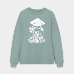 Мужской свитшот oversize без начеса хлопок Pink Floyd