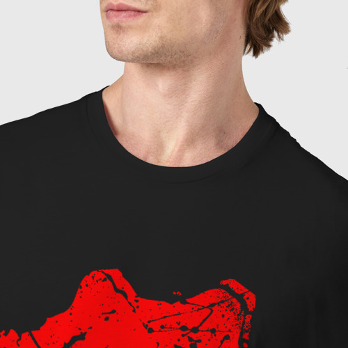 Мужская футболка хлопок Gears of war, цвет черный - фото 6