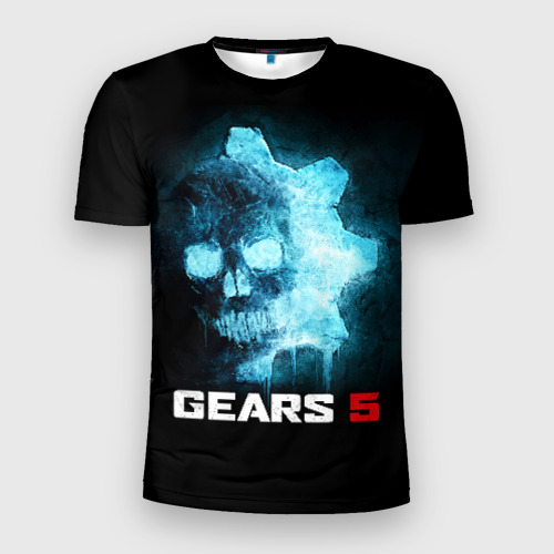 Мужская футболка 3D Slim GEARS 5, цвет 3D печать