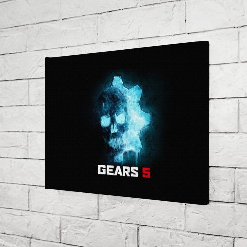 Холст прямоугольный GEARS 5, цвет 3D печать - фото 3