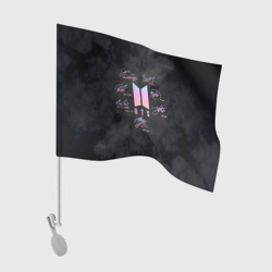 Флаг для автомобиля BTS БТС автографы